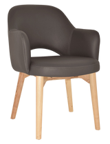 EZ ARM CHAIR ALBURY TIMBER NATURAL