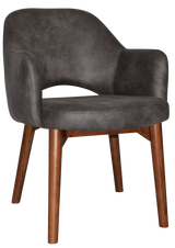 EZ ARM CHAIR ALBURY TIMBER LIGHT WALNUT
