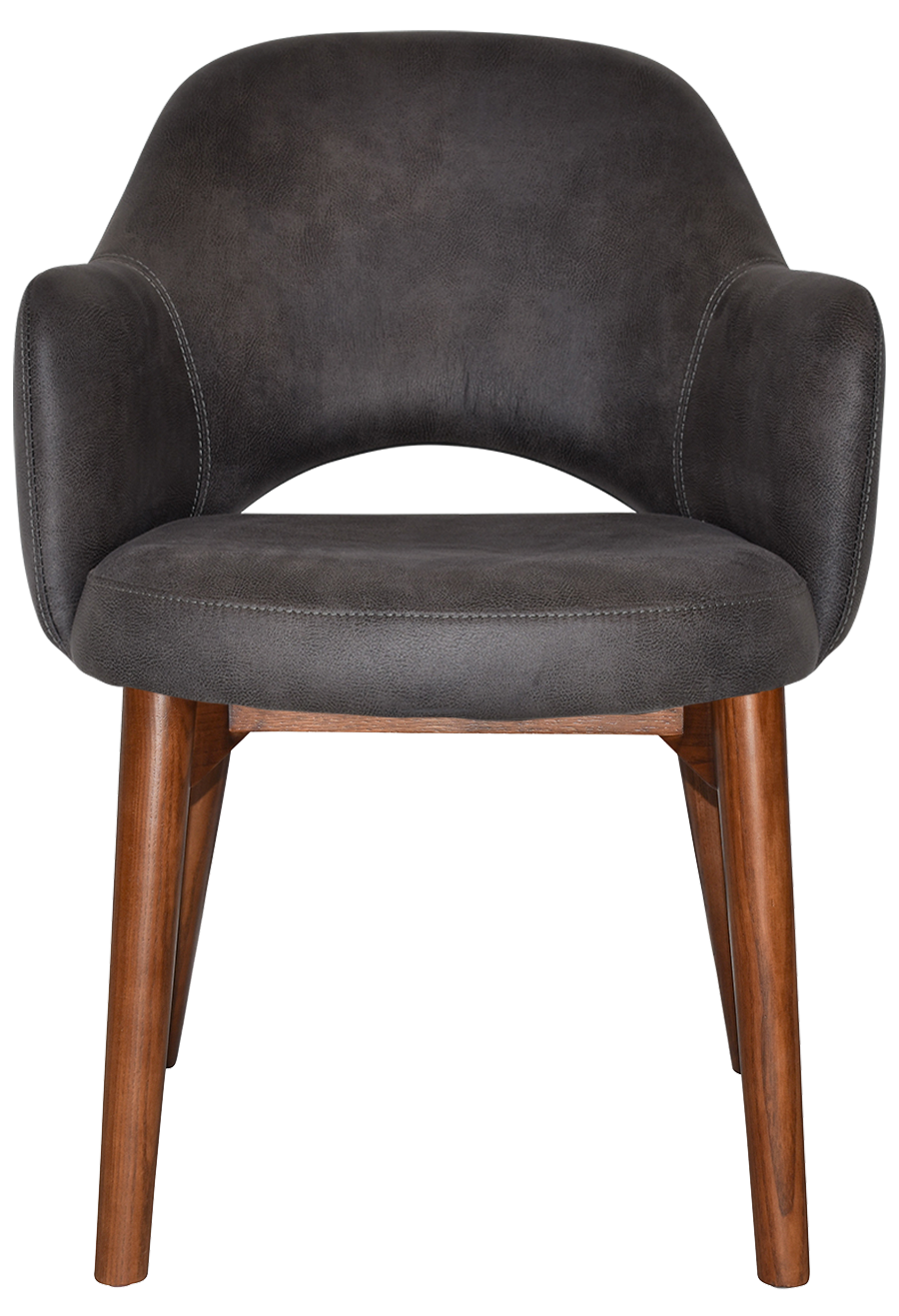 EZ ARM CHAIR ALBURY TIMBER LIGHT WALNUT