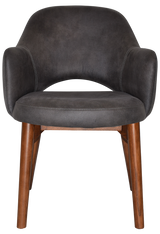 EZ ARM CHAIR ALBURY TIMBER LIGHT WALNUT