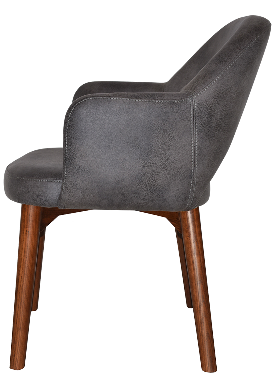 EZ ARM CHAIR ALBURY TIMBER LIGHT WALNUT