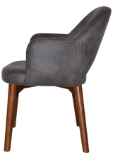 EZ ARM CHAIR ALBURY TIMBER LIGHT WALNUT
