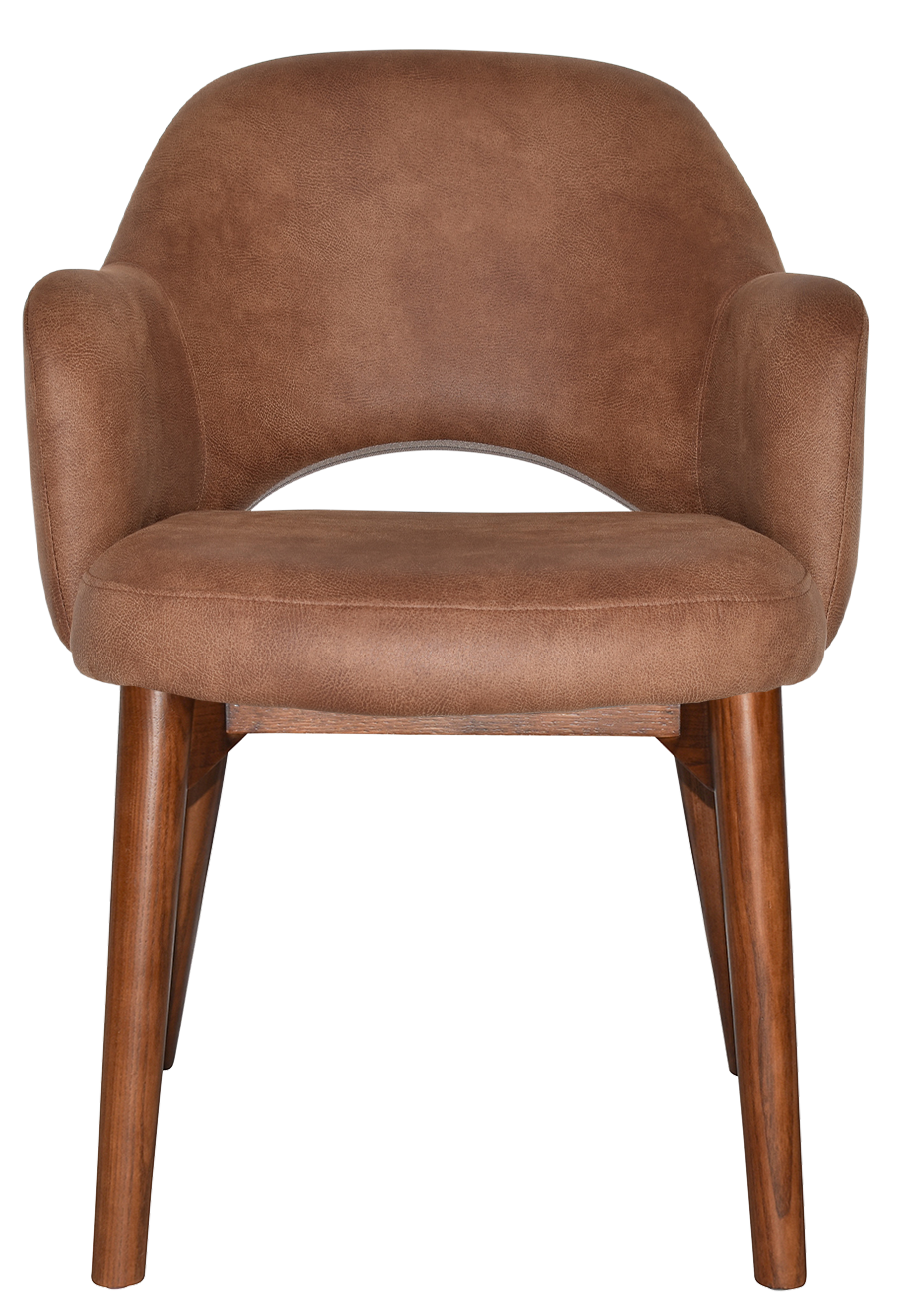 EZ ARM CHAIR ALBURY TIMBER LIGHT WALNUT
