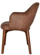 EZ ARM CHAIR ALBURY TIMBER LIGHT WALNUT
