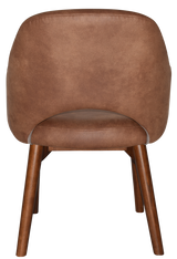 EZ ARM CHAIR ALBURY TIMBER LIGHT WALNUT