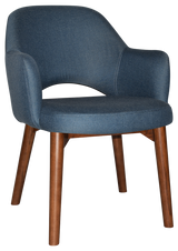 EZ ARM CHAIR ALBURY TIMBER LIGHT WALNUT
