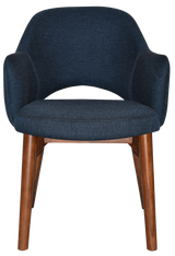 EZ ARM CHAIR ALBURY TIMBER LIGHT WALNUT