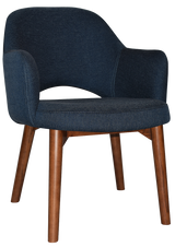 EZ ARM CHAIR ALBURY TIMBER LIGHT WALNUT