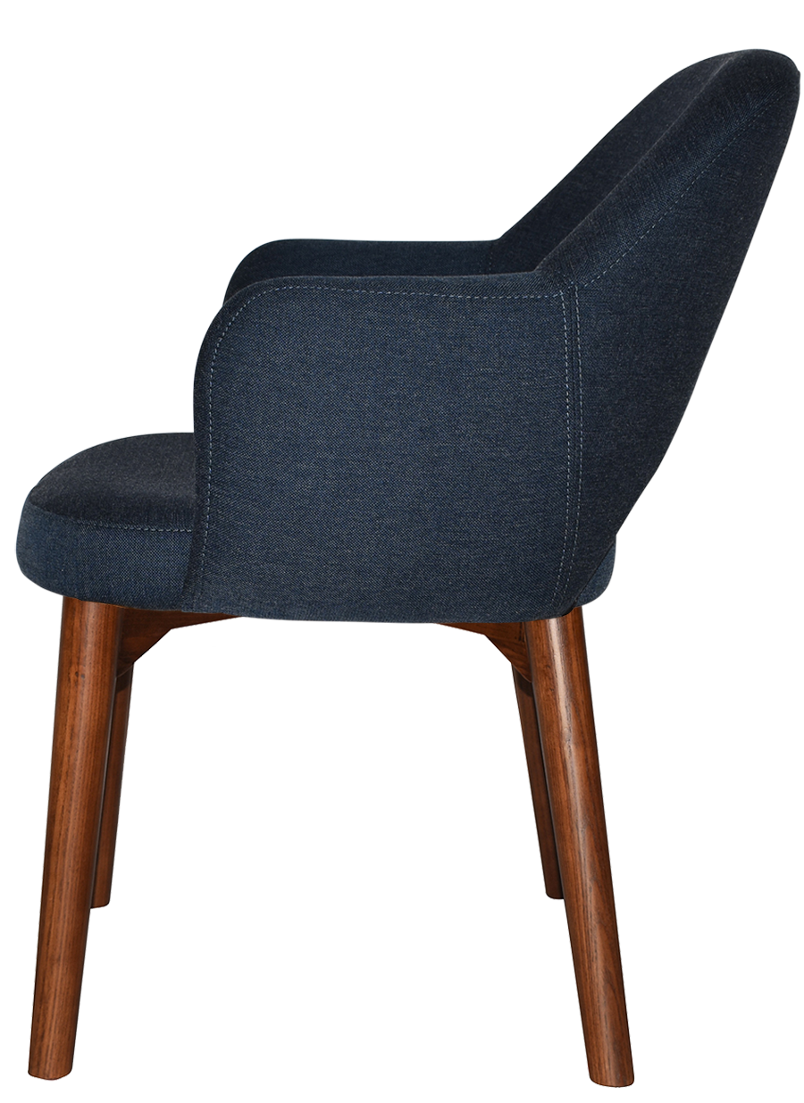 EZ ARM CHAIR ALBURY TIMBER LIGHT WALNUT