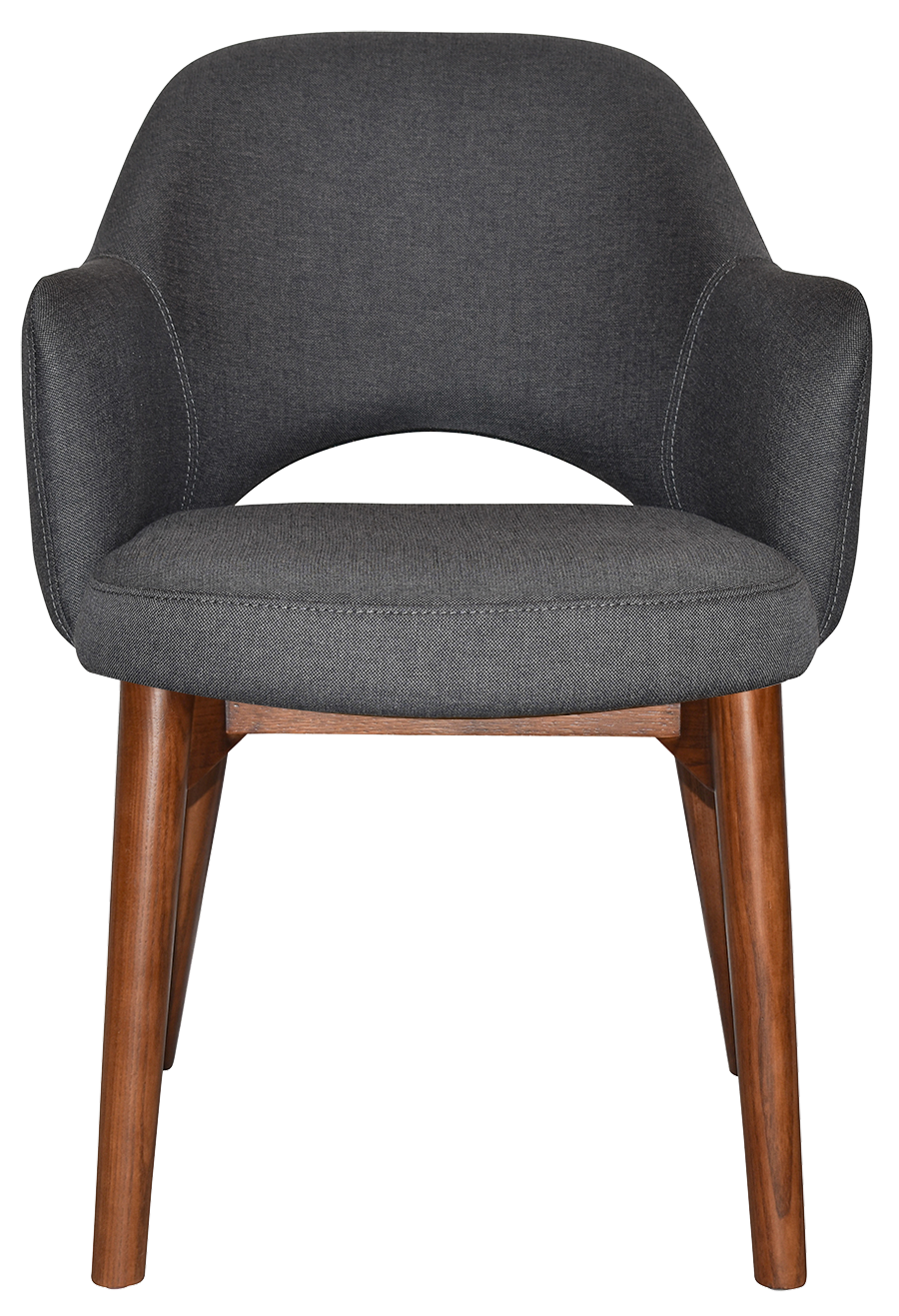 EZ ARM CHAIR ALBURY TIMBER LIGHT WALNUT