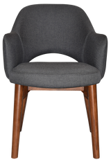EZ ARM CHAIR ALBURY TIMBER LIGHT WALNUT
