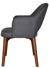 EZ ARM CHAIR ALBURY TIMBER LIGHT WALNUT
