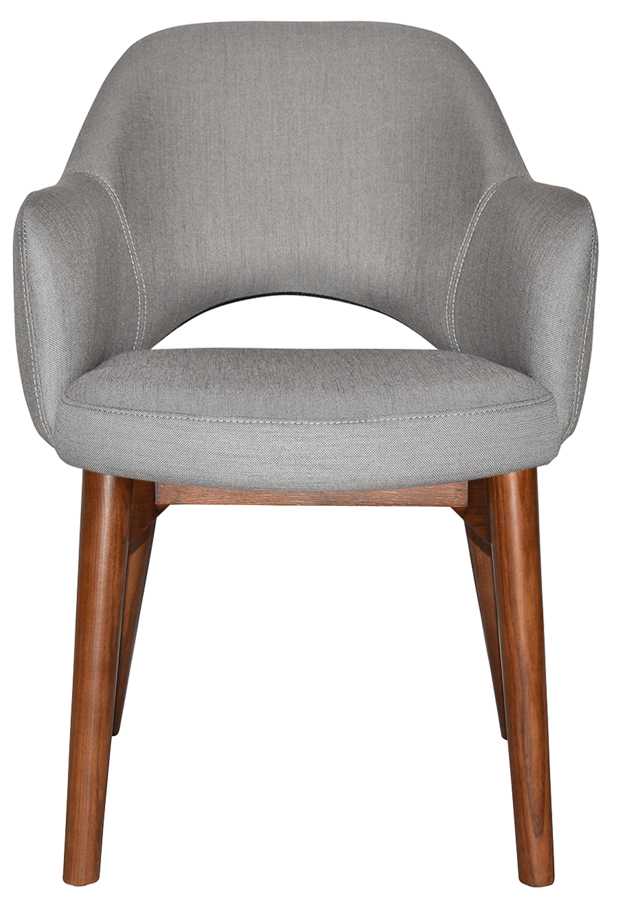 EZ ARM CHAIR ALBURY TIMBER LIGHT WALNUT