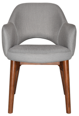 EZ ARM CHAIR ALBURY TIMBER LIGHT WALNUT