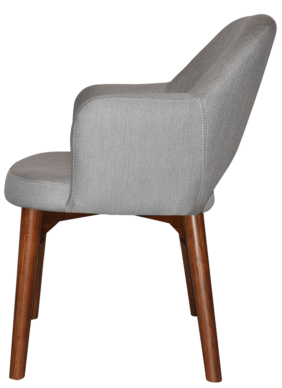 EZ ARM CHAIR ALBURY TIMBER LIGHT WALNUT