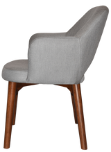 EZ ARM CHAIR ALBURY TIMBER LIGHT WALNUT