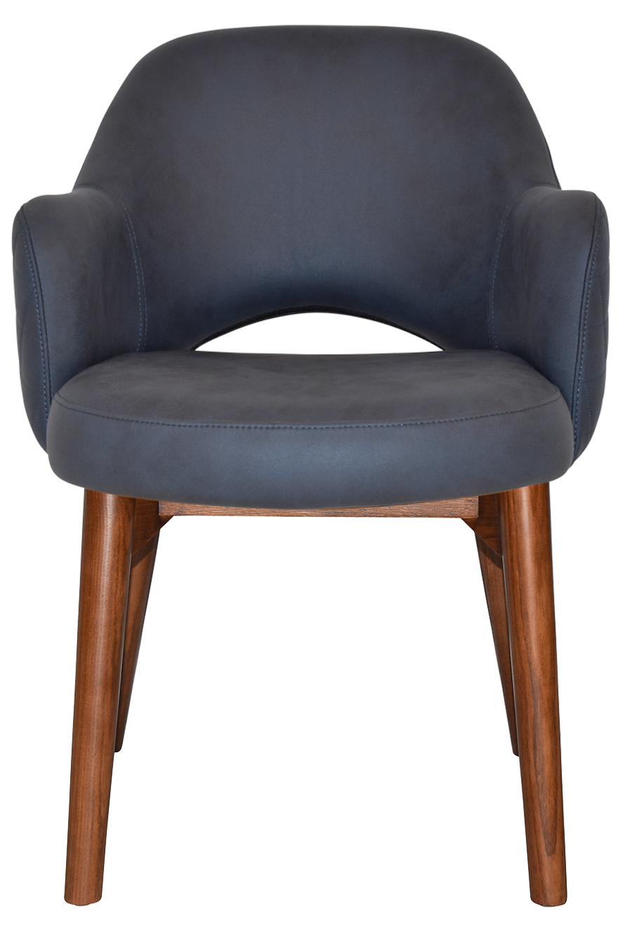 EZ ARM CHAIR ALBURY TIMBER LIGHT WALNUT