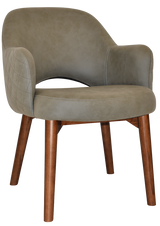 EZ ARM CHAIR ALBURY TIMBER LIGHT WALNUT