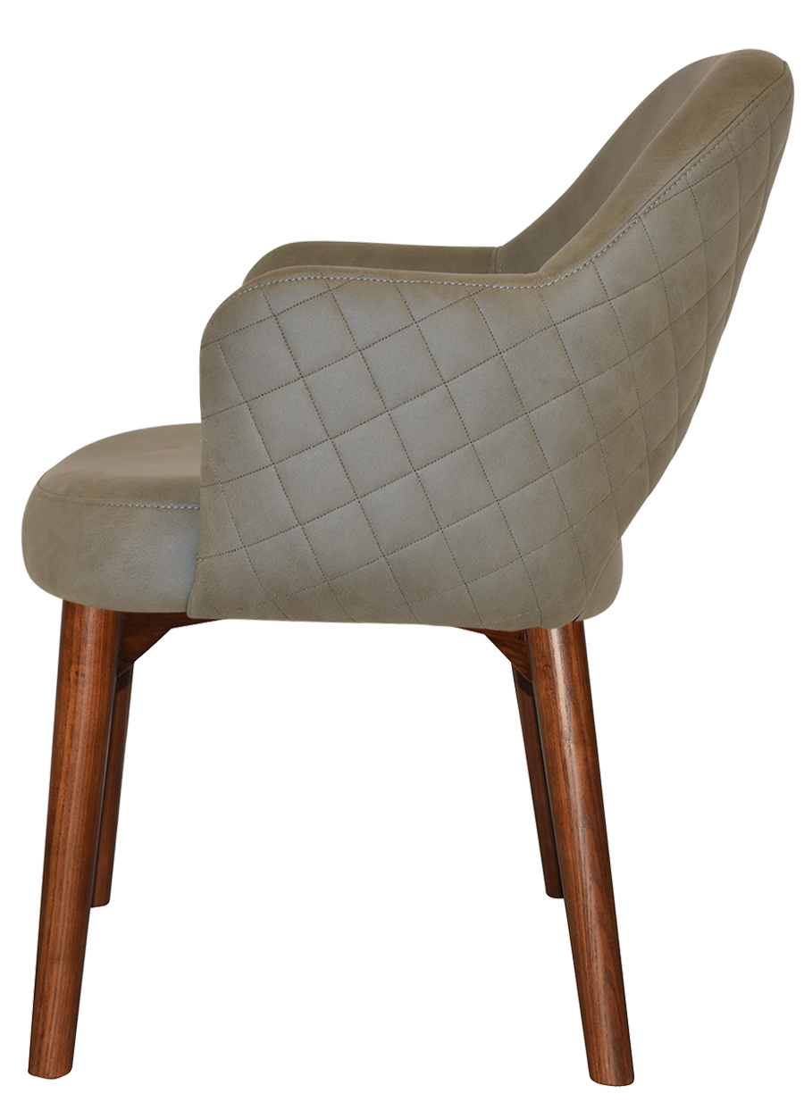 EZ ARM CHAIR ALBURY TIMBER LIGHT WALNUT
