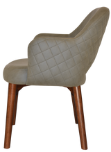 EZ ARM CHAIR ALBURY TIMBER LIGHT WALNUT