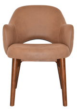 EZ ARM CHAIR ALBURY TIMBER LIGHT WALNUT