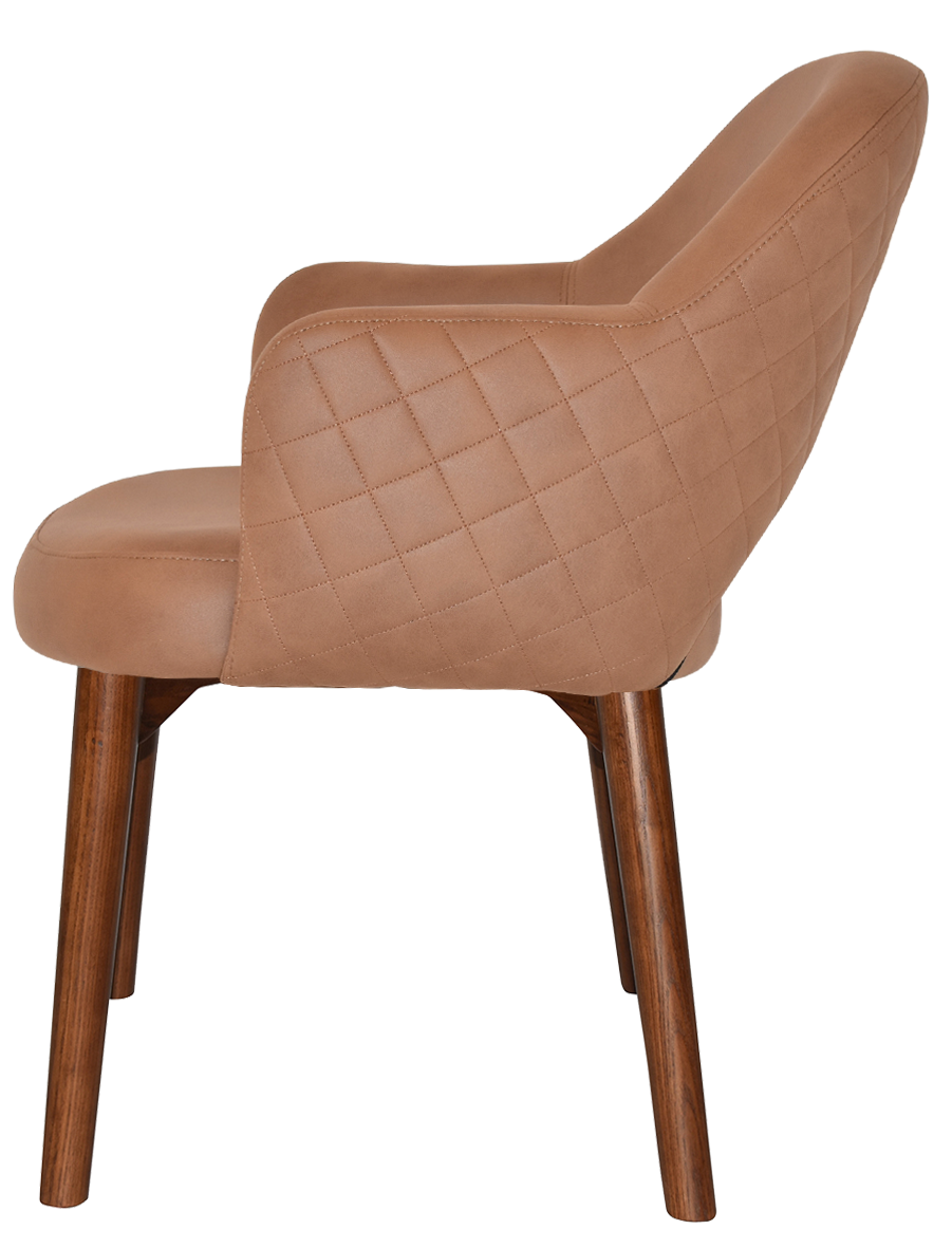 EZ ARM CHAIR ALBURY TIMBER LIGHT WALNUT