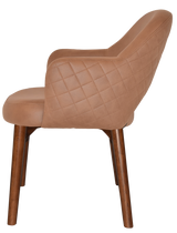 EZ ARM CHAIR ALBURY TIMBER LIGHT WALNUT