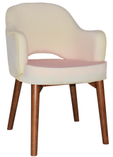 EZ ARM CHAIR ALBURY TIMBER LIGHT WALNUT