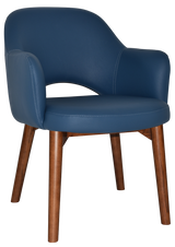 EZ ARM CHAIR ALBURY TIMBER LIGHT WALNUT