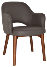 EZ ARM CHAIR ALBURY TIMBER LIGHT WALNUT