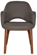 EZ ARM CHAIR ALBURY TIMBER LIGHT WALNUT