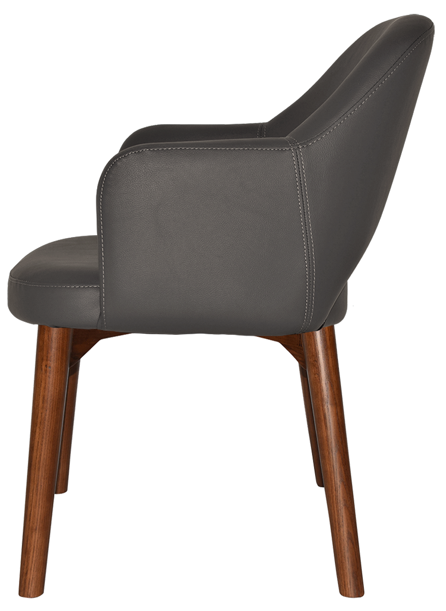 EZ ARM CHAIR ALBURY TIMBER LIGHT WALNUT