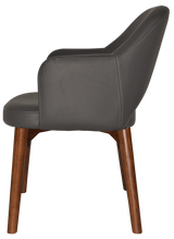 EZ ARM CHAIR ALBURY TIMBER LIGHT WALNUT