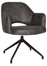 EZ ARM CHAIR ALBURY TRESTLE V2 BLACK