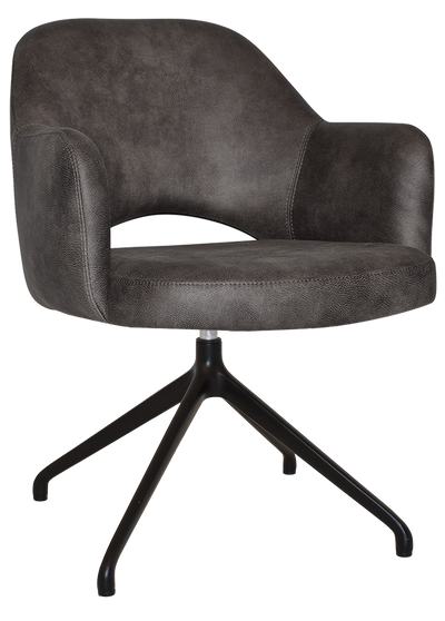 EZ ARM CHAIR ALBURY TRESTLE V2 BLACK