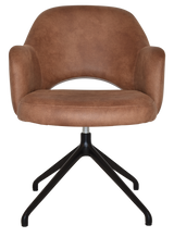 EZ ARM CHAIR ALBURY TRESTLE V2 BLACK