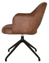 EZ ARM CHAIR ALBURY TRESTLE V2 BLACK