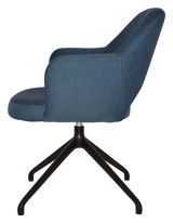 EZ ARM CHAIR ALBURY TRESTLE V2 BLACK