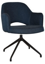 EZ ARM CHAIR ALBURY TRESTLE V2 BLACK