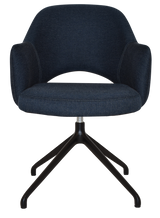 EZ ARM CHAIR ALBURY TRESTLE V2 BLACK