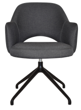 EZ ARM CHAIR ALBURY TRESTLE V2 BLACK