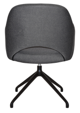 EZ ARM CHAIR ALBURY TRESTLE V2 BLACK