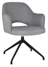 EZ ARM CHAIR ALBURY TRESTLE V2 BLACK