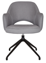 EZ ARM CHAIR ALBURY TRESTLE V2 BLACK