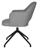 EZ ARM CHAIR ALBURY TRESTLE V2 BLACK