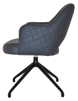 EZ ARM CHAIR ALBURY TRESTLE V2 BLACK