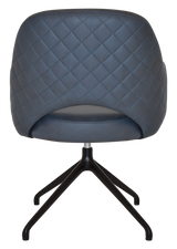 EZ ARM CHAIR ALBURY TRESTLE V2 BLACK