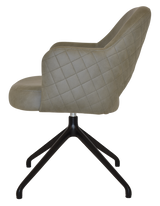 EZ ARM CHAIR ALBURY TRESTLE V2 BLACK