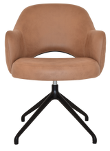 EZ ARM CHAIR ALBURY TRESTLE V2 BLACK