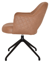EZ ARM CHAIR ALBURY TRESTLE V2 BLACK